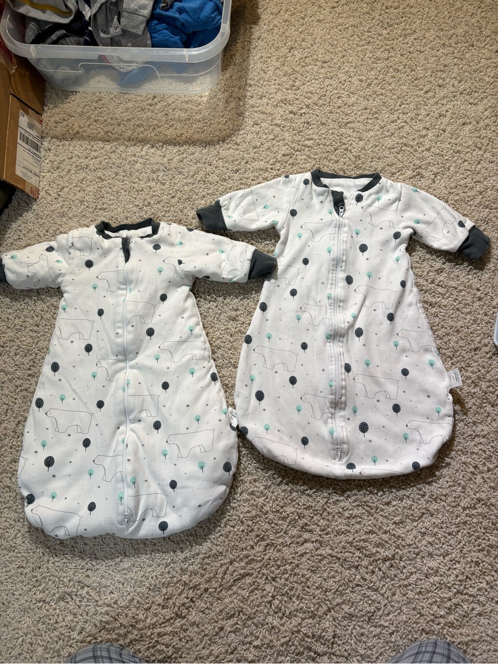 Ergobag Sleepsack set of 2, size small (0-3 months approx)